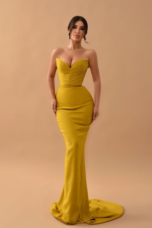 Long Mermaid Prom Dress With Sleeveless