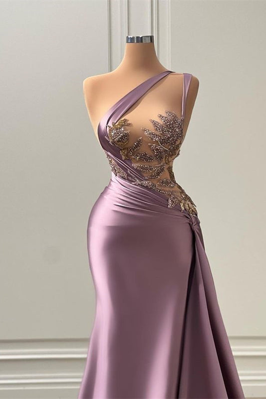 Gorgeous Wisteria Mermaid Prom Dress Long WIth Beads Holiday Party Gowns