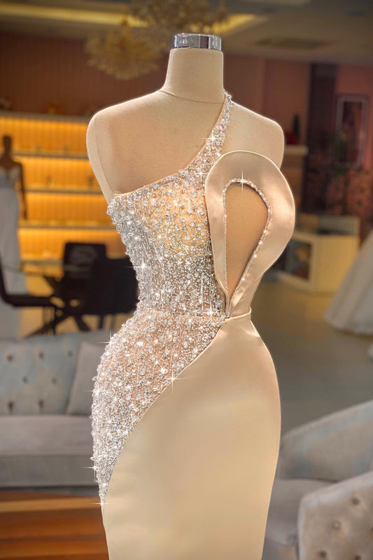 Gorgeous Halter Sleeveless Mermaid Prom Dress Keyhole With Beadings Sequins