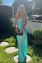 Dazzling Off-the-Shoulder Backless Slim Fit Prom Dress