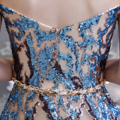 New Arrival Off-the-Shoulder Sequins Prom Dress Long A-Line On Sale