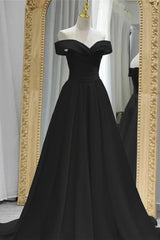 Gorgeous White Off-the-Shoulder Sweetheart Evening Dress A-Line with Lace-Up