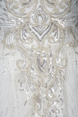 Elegant Sweetheart Ball Gown with Pleated Straps and Sequins