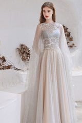 Gorgeous Ruffles Beadings Prom Dress Long Tulle With Crystals