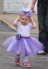 Tulle Bateau Knee-Length A-line Flower Girl Dress with Applique