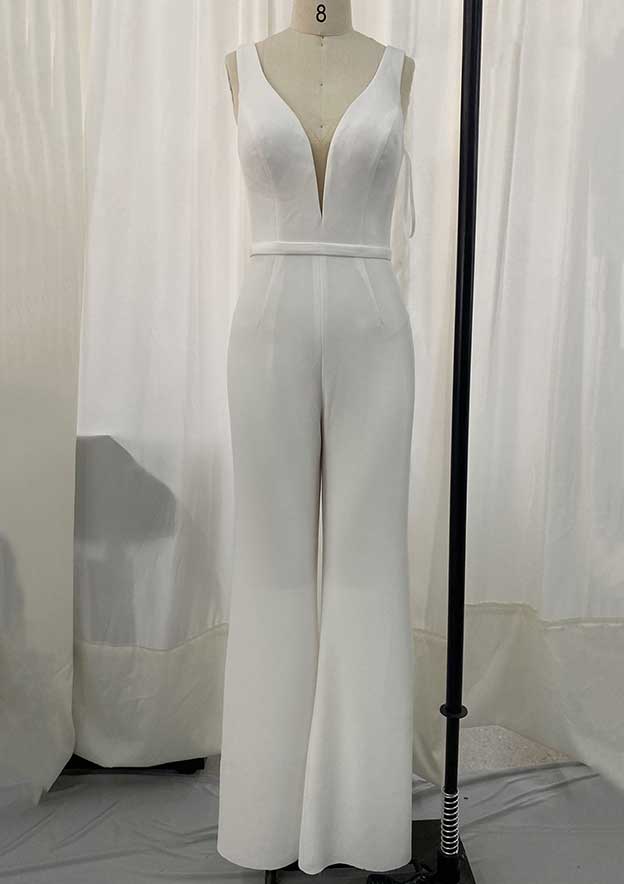 Jumpsuit/Pantsuit Chiffon Mother of the Bride Dress Long/Floor-Length with Pleated