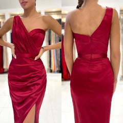 ClassicOne Shoulder Sheath Short Prom Dress Online