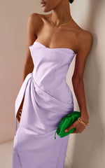 Pink Strapless Prom Dress Long Sliming Sleeveless Dress