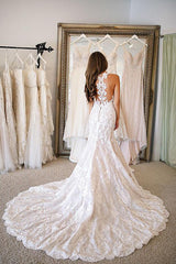 Elegant Sweetheart Mermaid Wedding Gowns with Appliques