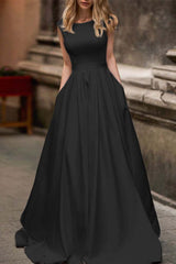 Wedding Dress With Cap Sleeves and Pockets