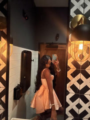 Short Satin Homecoming Dresses with Bows Applique Corset Prom Dress Mini HOCO Party Cocktail Gowns for Teens
