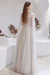 Gorgeous Ruffles Beadings Prom Dress Long Tulle With Crystals