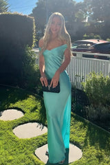 Dazzling Off-the-Shoulder Backless Slim Fit Prom Dress