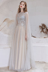 Gorgeous Ruffles Beadings Prom Dress Long Tulle With Crystals