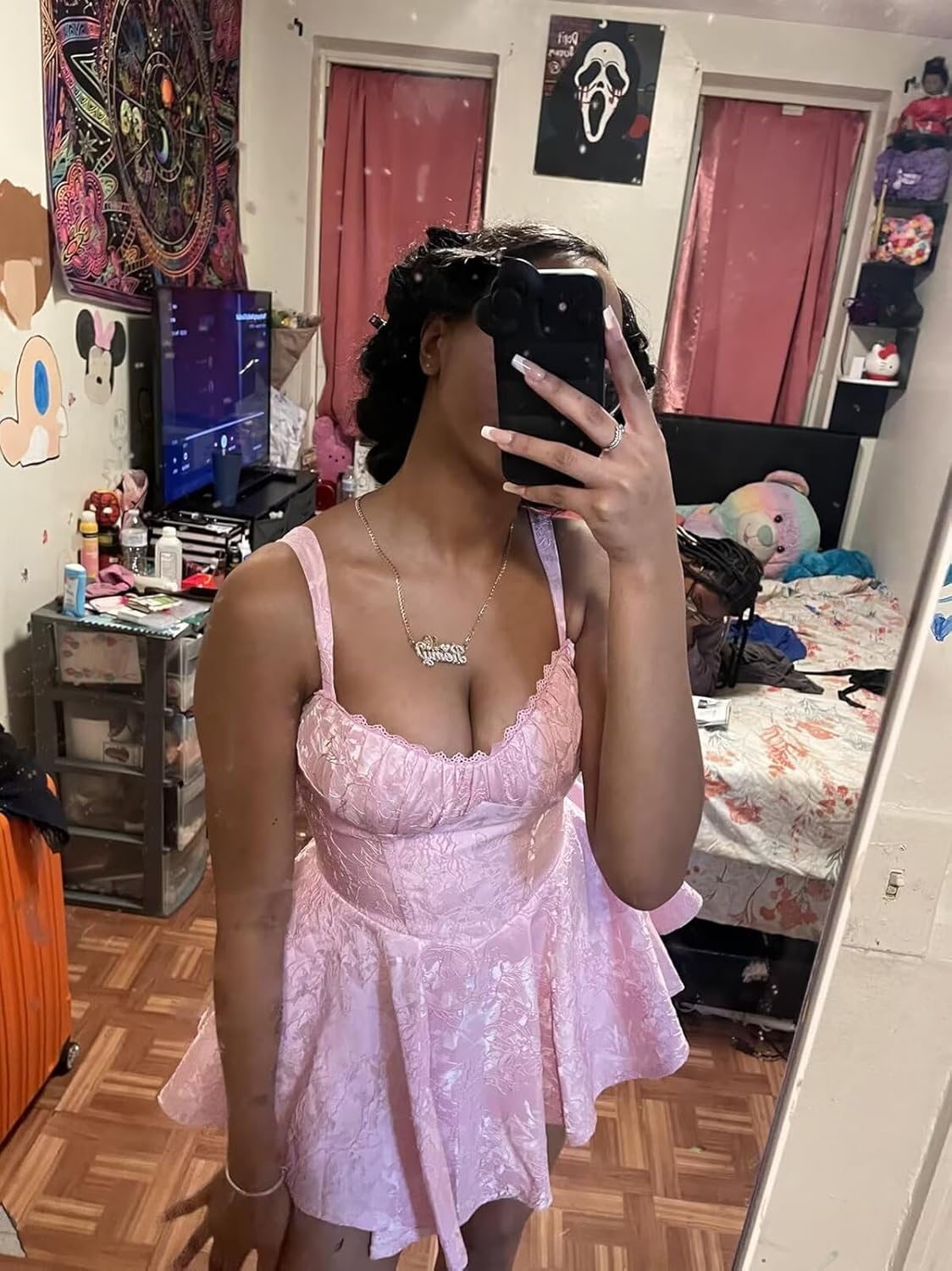 Short Satin Homecoming Dresses with Bows Applique Corset Prom Dress Mini HOCO Party Cocktail Gowns for Teens