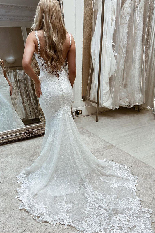 Contemporary Sleeveless Mermaid Bateau Tulle Bridal Gown Featuring Appliques