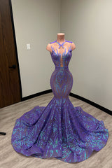 Heavy Evening Dress Sleeveless Sequins Mermaid Strapless Appliques