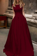 Wedding Dress With Cap Sleeves and Pockets