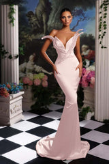 Orange Mermaid Prom Dress Sleeveless Sequin Dress