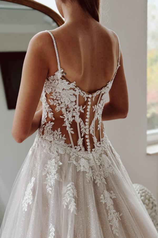 RjerStore Spaghetti Straps Square Neckline Sleeveless Mermaid Prom Dresses