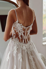 RjerStore Spaghetti Straps Square Neckline Sleeveless Mermaid Prom Dresses