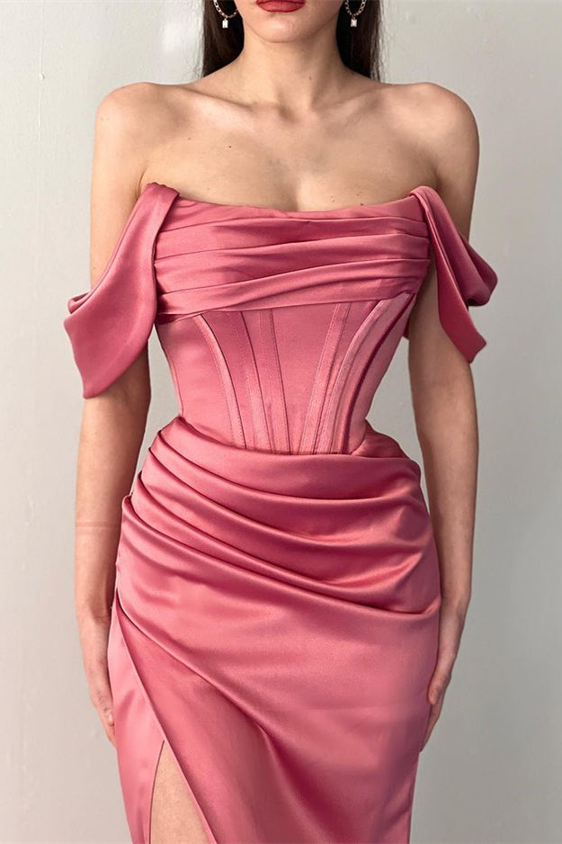 Stunning Off-the-Shoulder Mermaid Prom Dress Long With Split Online