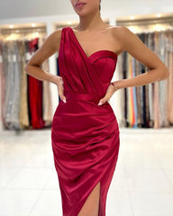 ClassicOne Shoulder Sheath Short Prom Dress Online