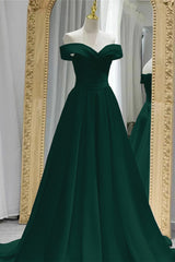 Gorgeous White Off-the-Shoulder Sweetheart Evening Dress A-Line with Lace-Up