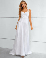 Charming Spaghetti-Straps Sleeveless Prom Dress Long With Split
