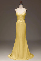 Applique Pink Spaghetti Strap Prom Dress Sleeveless Dress