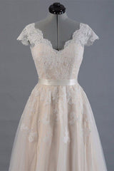 Long Lace Sleeves Wedding Dress