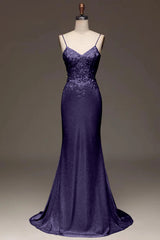 Applique Pink Spaghetti Strap Prom Dress Sleeveless Dress
