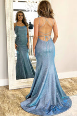 Amazing Strings Back Mermaid Long Prom Dress
