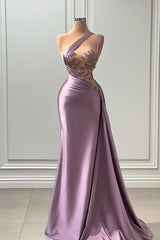 Gorgeous Wisteria Mermaid Prom Dress Long WIth Beads Holiday Party Gowns